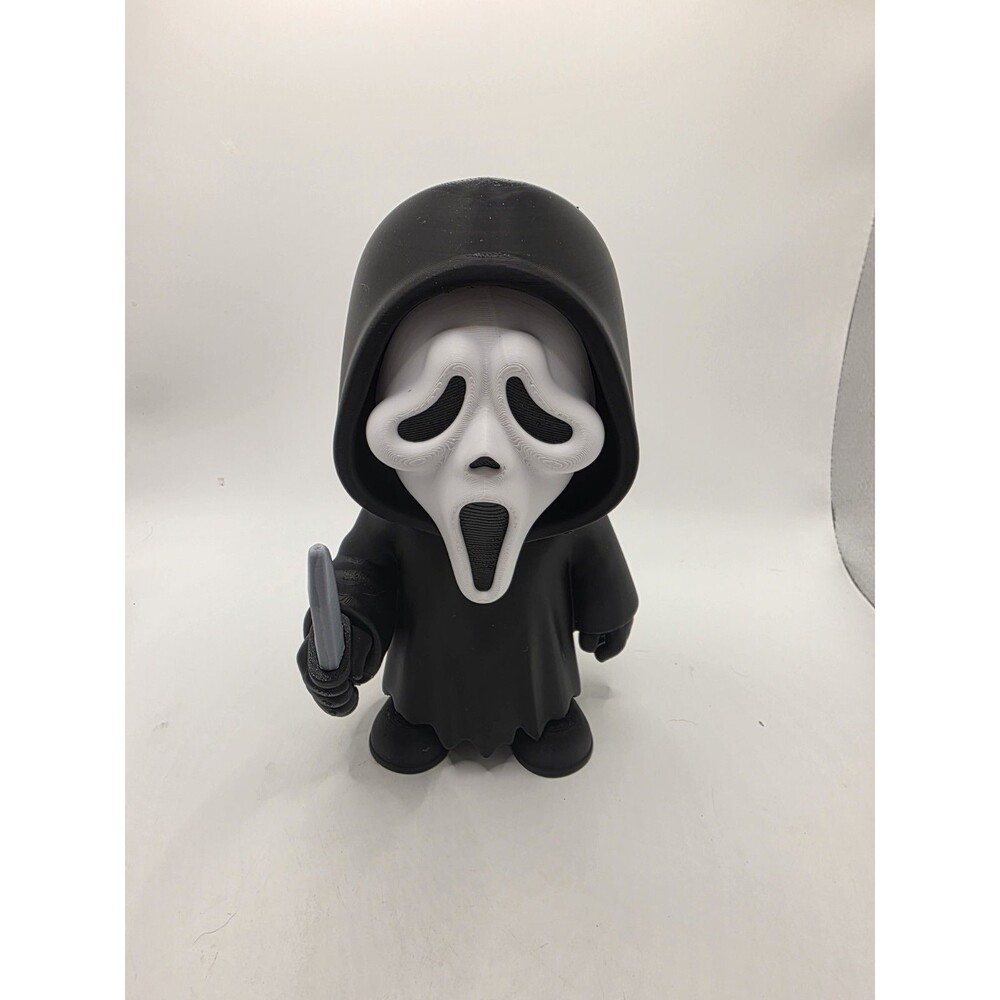 Ghostface Scream 7.5” Figure XLarge Size. 3D Printed Ready To Display